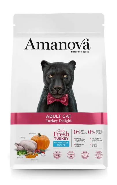 Amanova Adult Cat Turkey Delight 1 5kg
