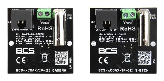 Zasilacz BCS BCS POWER BCS-XCOAX/IP-III