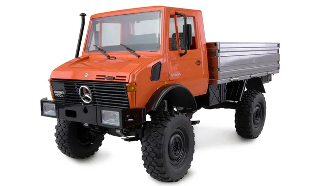 Samochód Amewi Mercedes-Benz Unimog Advanced 4WD 1:12 RTR pomarańczowy