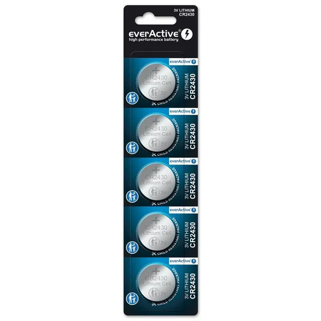 EVERACTIVE BATERIE LITOWE CR2430 BLISTER 5 SZT. CR24305BL