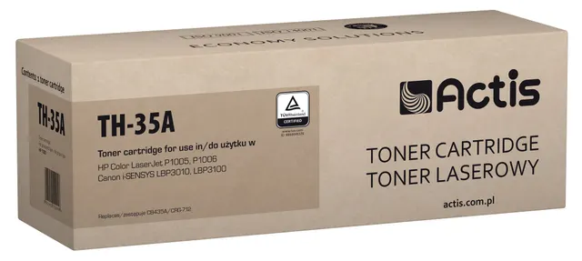 Actis TH-35A Toner (zamiennik HP 35A CB435A Canon CRG-712; Standard; 1500 stron; czarny)