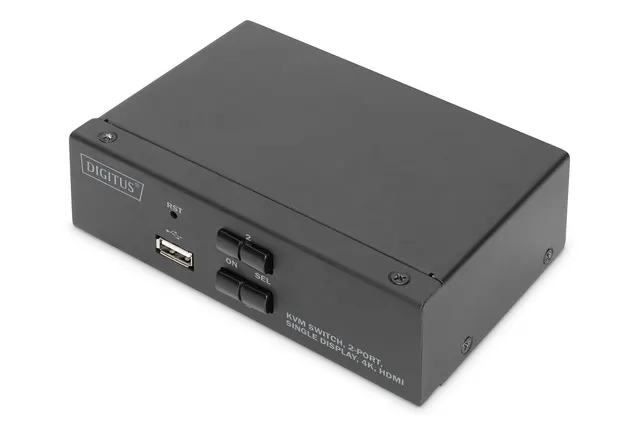 DIGITUS PRZEŁĄCZNIK KVM 2 PORTOWY HDMI 4K 30HZ DS-12870