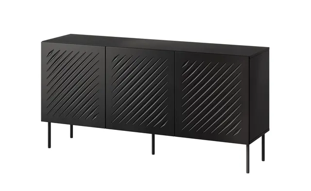Komoda SIENA 150 5x40x75 czarny mat
