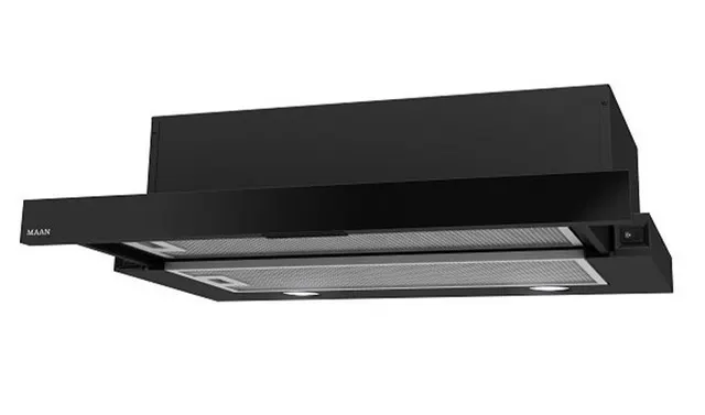 Okap teleskopowy MAAN Corona 50 cm, LED, czarny