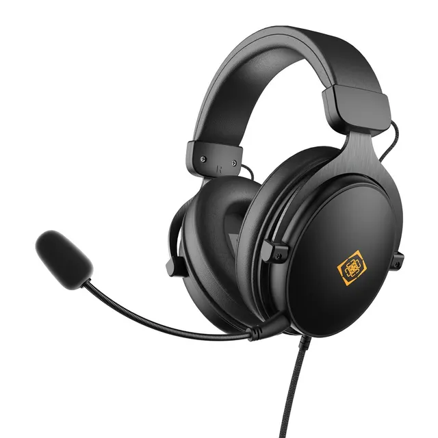 Deltaco Gaming GAM-190 słuchawki/zestaw słuchawkowy Przewodowa Opaska na głowę Czarny