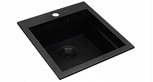 Zlewozmywak PYRAMIS SIROS (47x51 5) 1B Black Editio