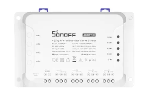 Sonoff 4CHPROR3 przełącznik elektryczny Mądry przełącznik Biały