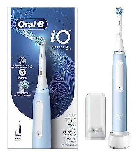 Oral-B Braun iO Series 3N Dorosły Wibrująca szczoteczka do zębów Jasny Niebieski Biały