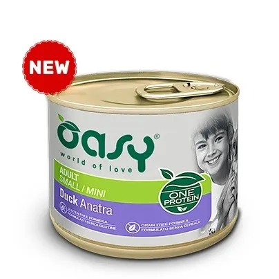 Oasy One Protein Adult Small/Mini Duck 200gr