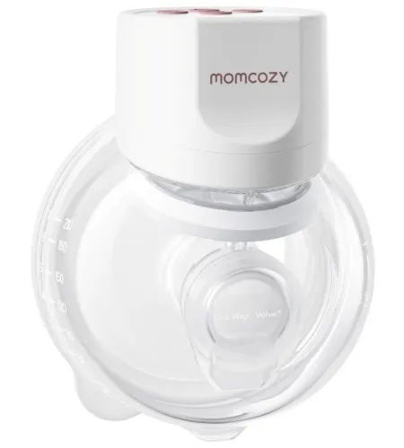 MOMCOZY S12 PRO+ noszony laktator biały – pojedynczy zestaw