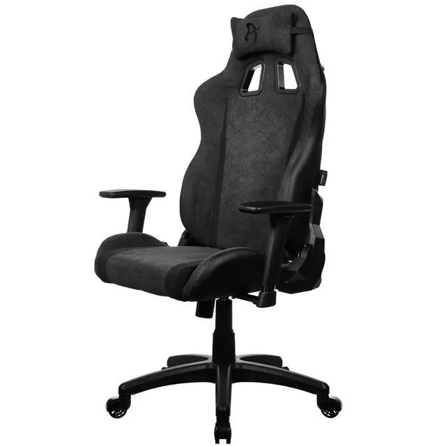 Arozzi Gaming Stuhl Avanti Dark grey SoftFabric Fotel do gry na konsoli Tapicerowane siedzisko