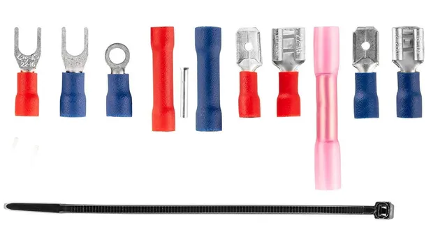 NEO TOOLS Automatyczny ściągacz izolacji 205 mm czołowy + konektory 230 szt.