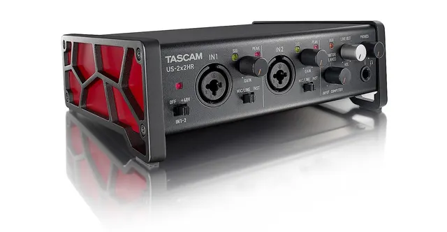 Tascam US-2x2HR - Interfejs USB audio/MIDI wysokiej rozdzielczości (2 wejścia 2 wyjścia)