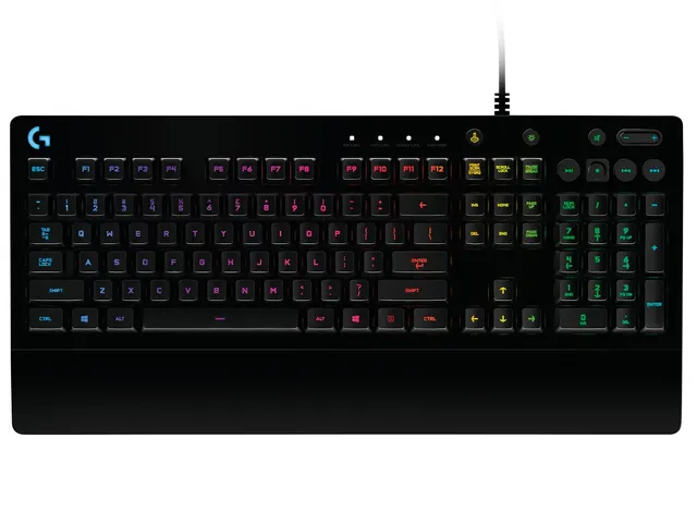 Klawiatura Logitech 920-008093 (mechaniczna; USB 2.0; (US); kolor czarny)