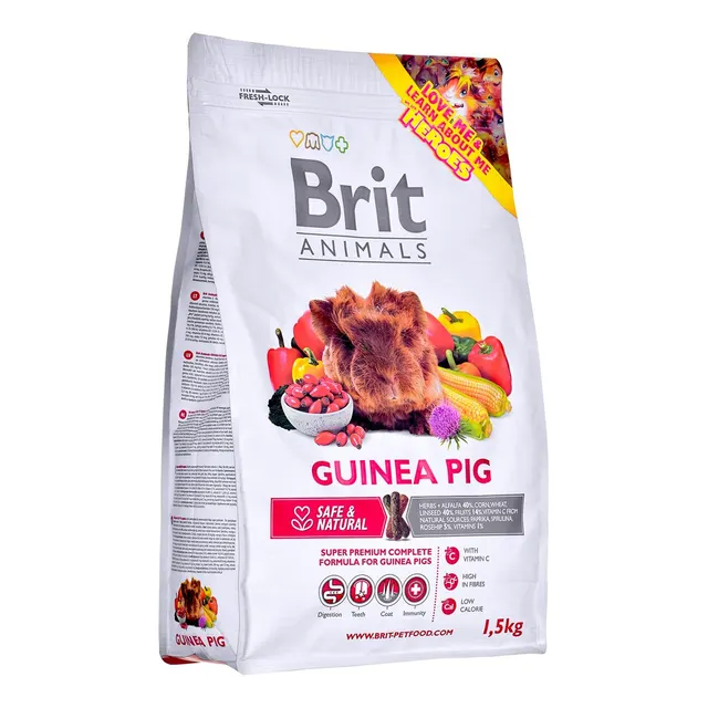 BRIT Animals Guinea Pig Complete - sucha karma dla świnki morskiej- 1 5 kg