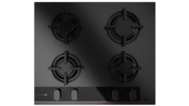 Teka GBC 64 Infinity G1 Czarny Wbudowany 60 cm Gaz 4 stref(y)