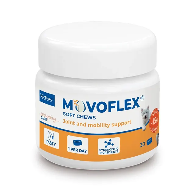 VIRBAC MOVOFLEX miękkie korokiety na stawy dla psa L