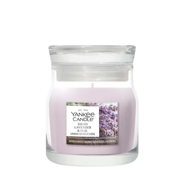 Świeca mała DRIED LAVENDER & OAK YANKEE