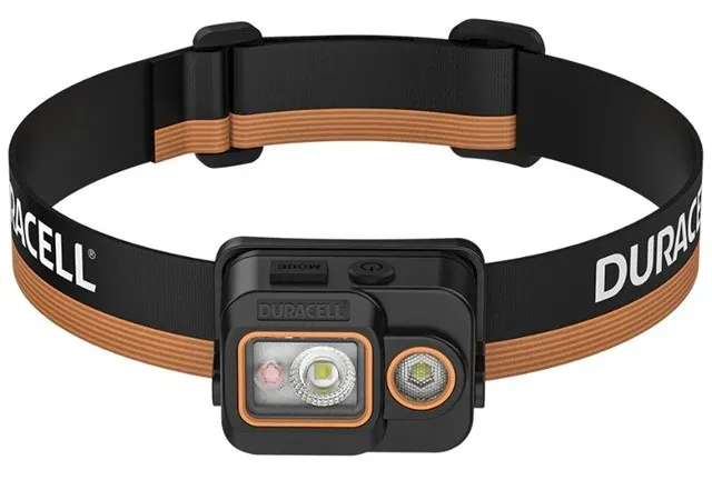 Duracell DH700R Latarka czołowa Czarny Pomarańczowy