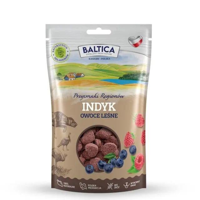 BALTICA PRZYSMAKI REGIONÓW Indyk z owocami leśnymi 100g