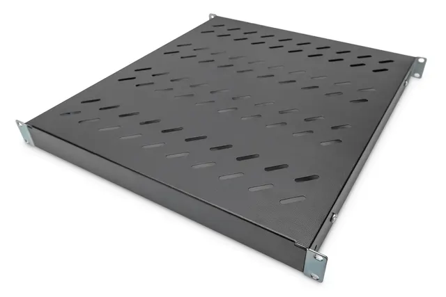 Digitus Półka ze zmiennymi szynami mocującymi do montażu stałego w szafach 483 mm (19 ) (DN-97647)