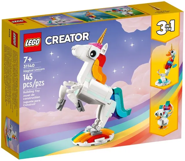 LEGO Creator 3w1 31140 - Magiczny jednorożec
