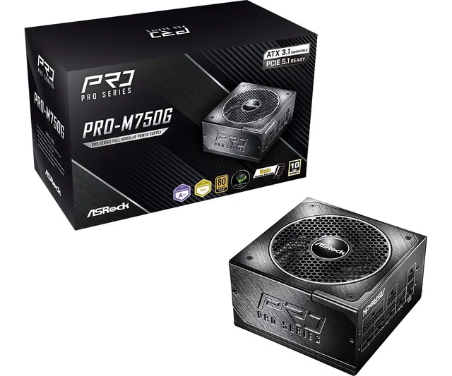 Zasilacz Asrock PRO-M750G 750W 80 PLUS Gold