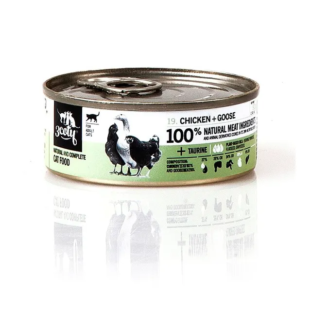 3Coty CHICKEN + GOOSE for Adult cats 80g