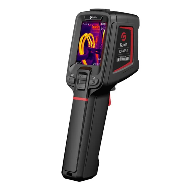GUIDE SENSMART KAMERA TERMOWIZYJNA IR 256X192 -20°C DO 550°C FOV 25°×19° LCD 2.4 LASER 2MP PAMIĘĆ 16GB WI-FI E2+