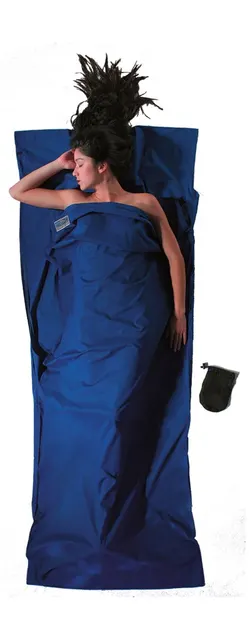 Wkładka do śpiwora Cocoon TravelSheet Cotton ultramarine blue