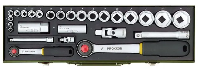 Proxxon 23 020 Zestaw kluczy nasadowych 27 szt.