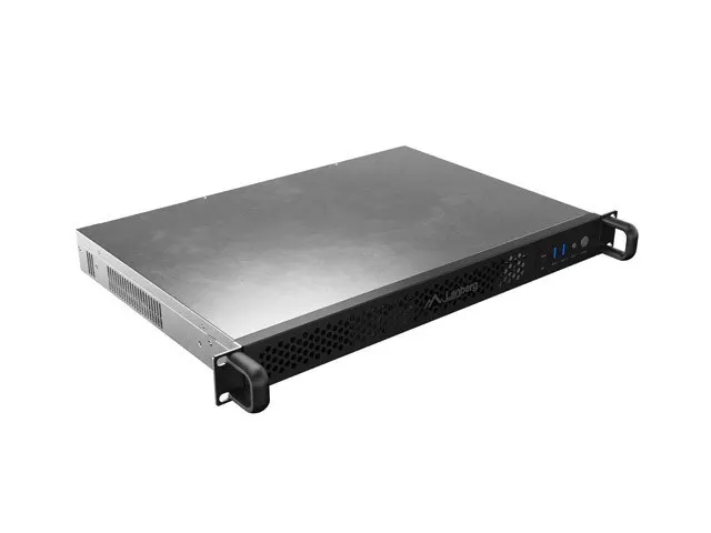 Obudowa ITX serwerowa Lanberg SC01-3001-10B 300/10 19 /1U Czarna