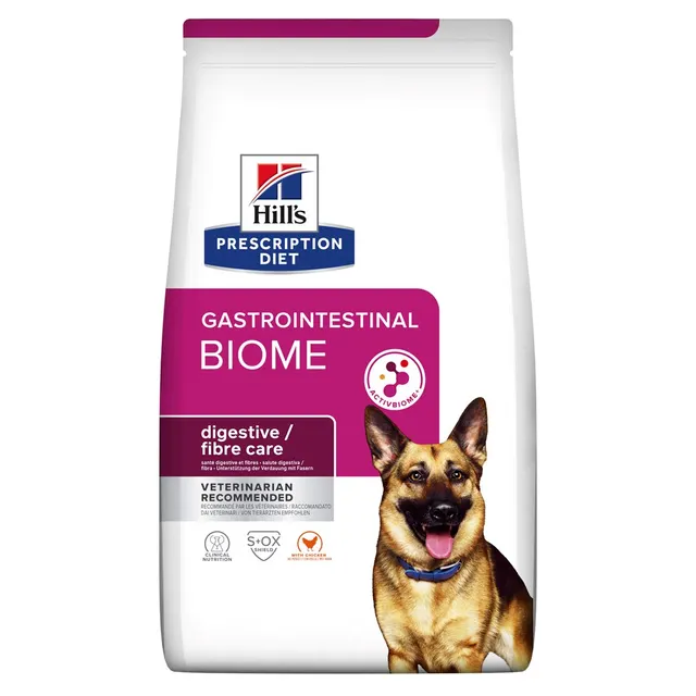 HILL'S Prescription Diet Gastrointestinal Biome Canine - sucha karma z kurczakiem wspomagająca trawienie dla psa - 1 5 kg