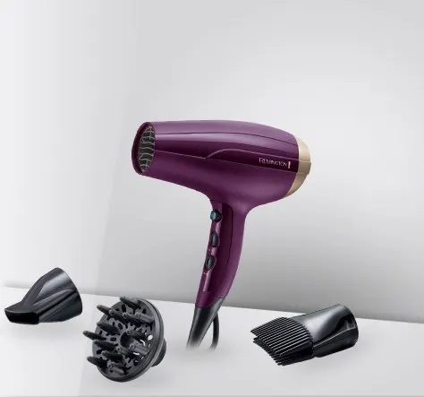 Suszarka do włosów REMINGTON D5219 (2300W; kolor fioletowy)