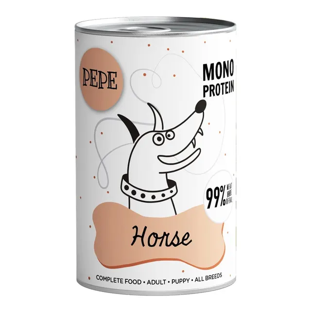Paka Zwierzaka Pepe Horse 99% koń 400g
