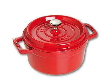 Garnek żeliwny okrągły Staub - Czerwony 2.2 ltr