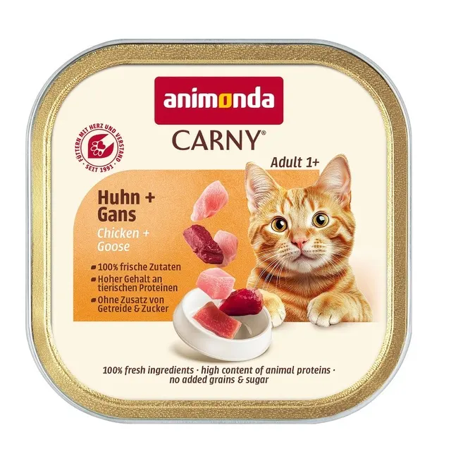 ANIMONDA CARNY karma dla kota kurczak gęś 85g