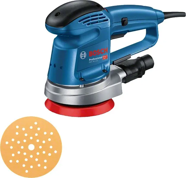 Bosch GEX 34-125 Szlifierka orbitalna 12000 RPM 24000 OPM Niebieski 340 W