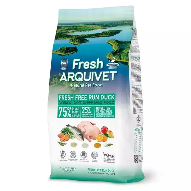 ARQUIVET FRESH -półwilgotna karma dla psa - kaczka z rybą oceaniczną - 2 5kg