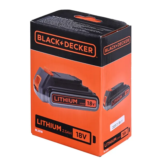 Akumulator 18V Li-lon 2 5Ah BL2518-XJ BLACK+DECKER