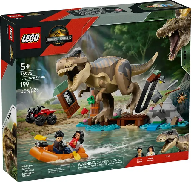 LEGO Jurassic World 76975 - Ucieczka rzeką przed tyranozaurem