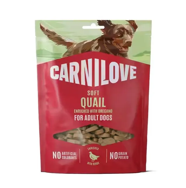 CARNILOVE Dog SOFT Snack Quail enriched with Oregano 200 g