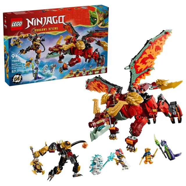 LEGO NINJAGO 71868 Transformujący smoczy mech Wyldfyre