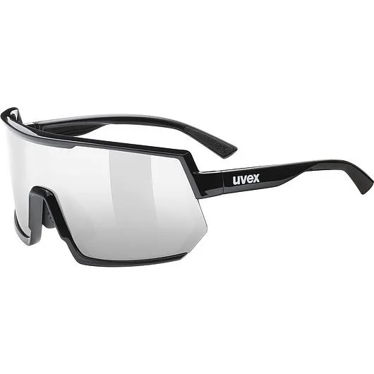 Uvex sportstyle 235 Okulary do wielu sportów Unisex Półobwódkowe Czarny