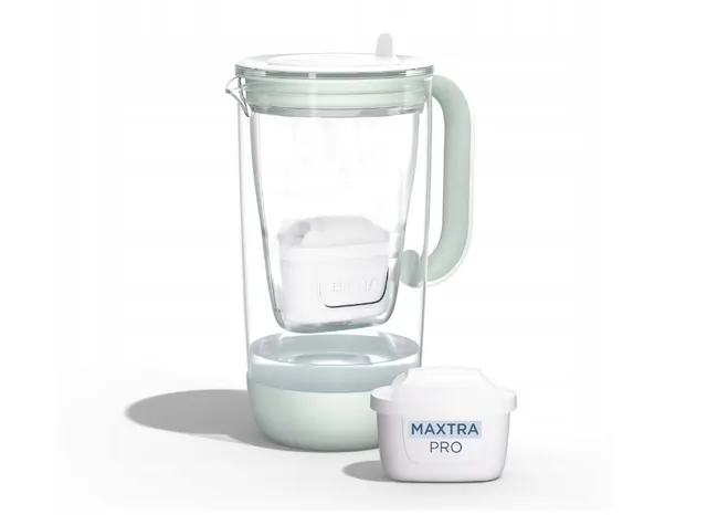 Dzbanek filtrujący Brita Glass+1MaxtraProPP 2 5l, miętowy