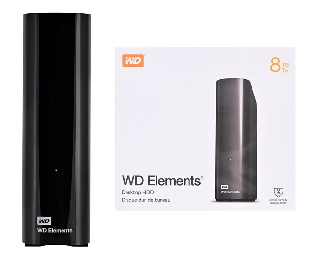 Dysk zewnętrzny HDD WD Elements Desktop 8TB 3.5 Black