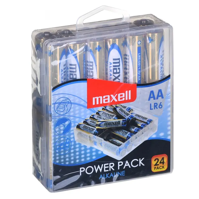 MAXELL Bateria alkaliczna LR6 VALUE BOX 24 szt.