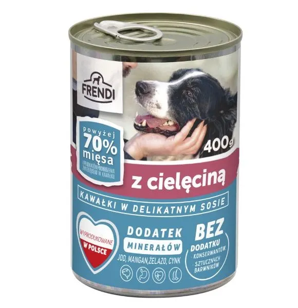 Frendi puszka dla psa z cielęciną w sosie 400 g