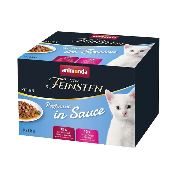ANIMONDA Vom Fensten Raffinesse Mixpack Kitten 24x85g