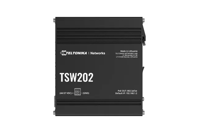 Teltonika TSW202 Switch 8x RJ45 1Gb 2x SFP L2 POE+